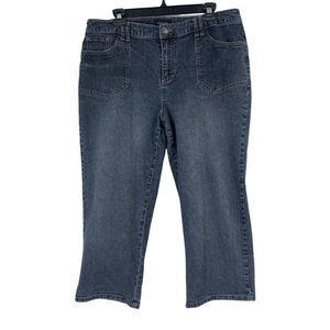 Women’s Sonoma Crop Jeans Luxury High Rise Size 16 Comfort 0384
